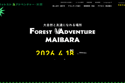 大自然を体感するフォレストアドベンチャー米原の公式サイト