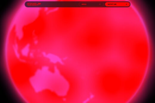 圧倒的タイポグラフィのNikeランニングイベント