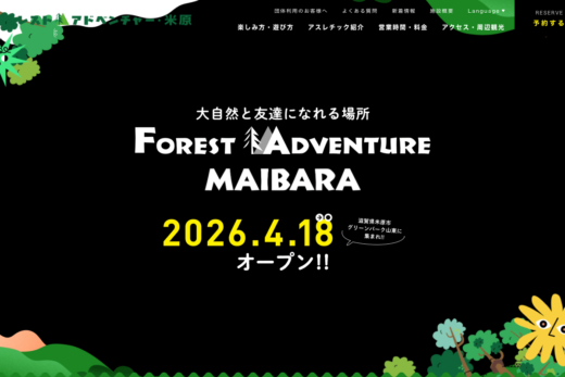 大自然を体感するフォレストアドベンチャー米原の公式サイト