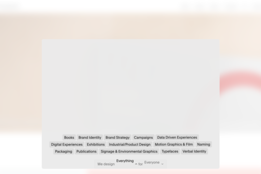 Pentagram｜多分野対応のデザイン事務所サイト