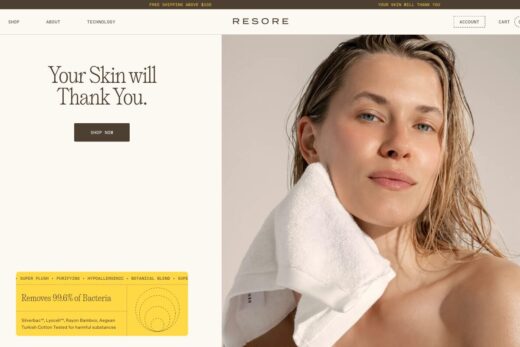 素肌美を追求するスキンケアタオルブランド