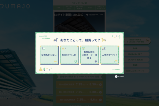 JRAの女性向け競馬プロモーション