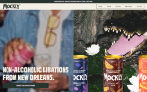 ニューオーリンズ発ノンアルコール飲料のブランドサイト