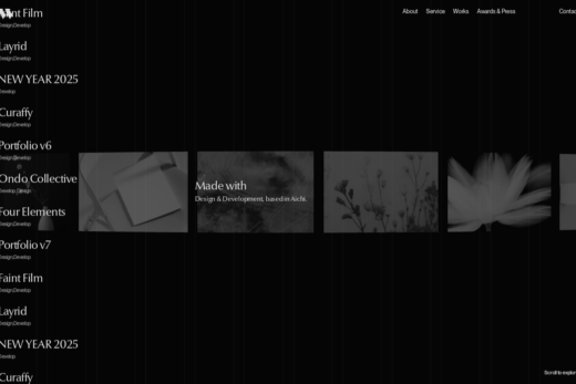 愛知拠点のデザイン制作会社4WIDEのポートフォリオサイト